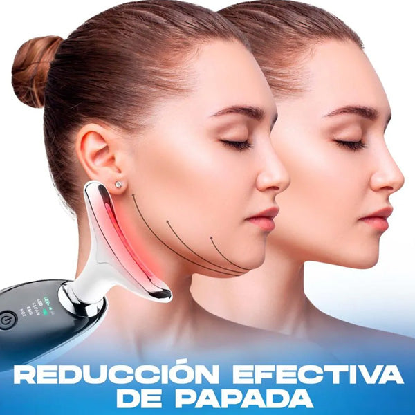 Masajeador Papada Facial LUZ LED