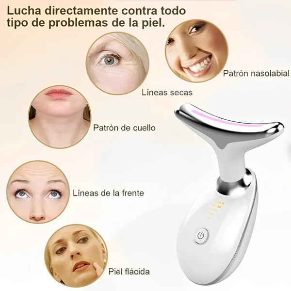 Masajeador Papada Facial LUZ LED